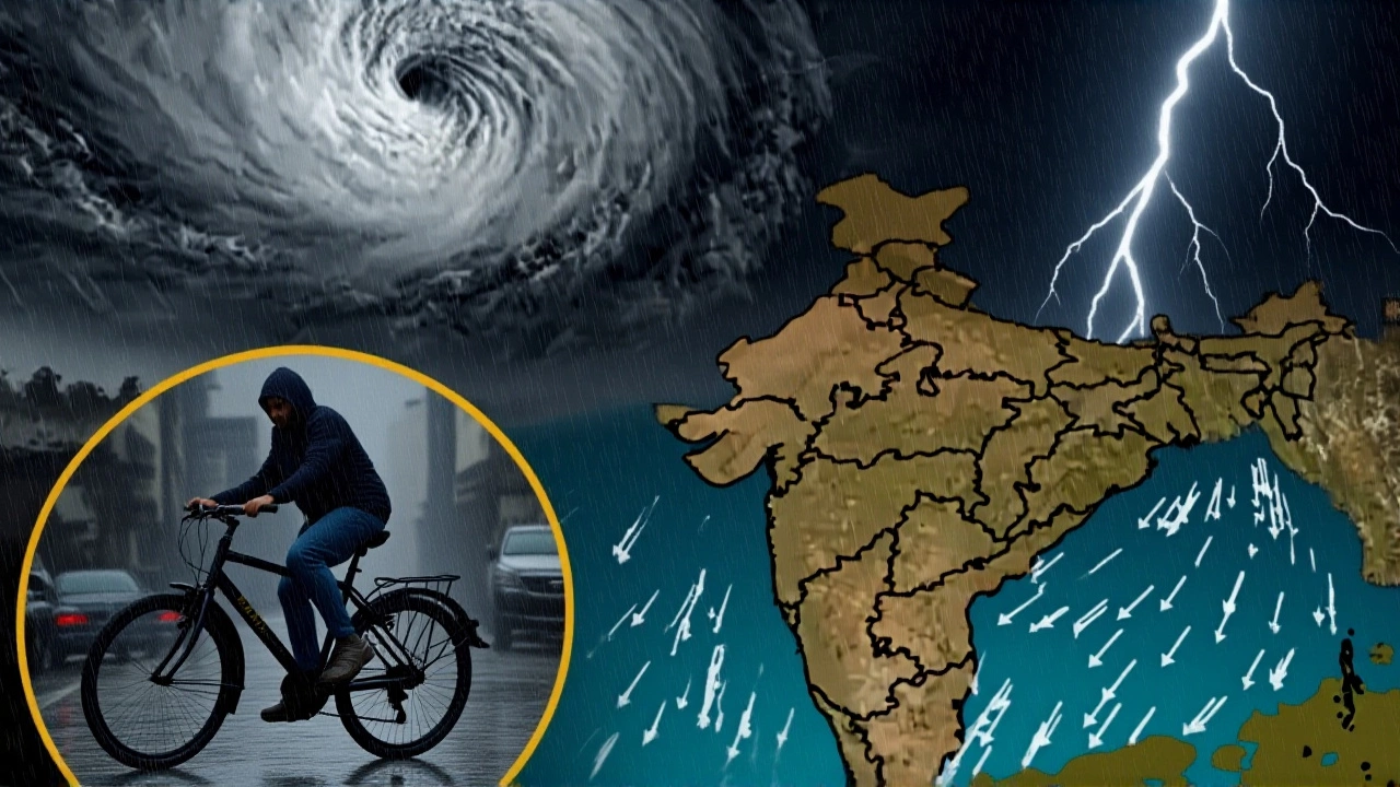 साइक्लोन मॉन्था 28 अक्टूबर को काकिनाडा के पास तट पर टकराएगा, ओडिशा और आंध्र प्रदेश पर लाल चेतावनी